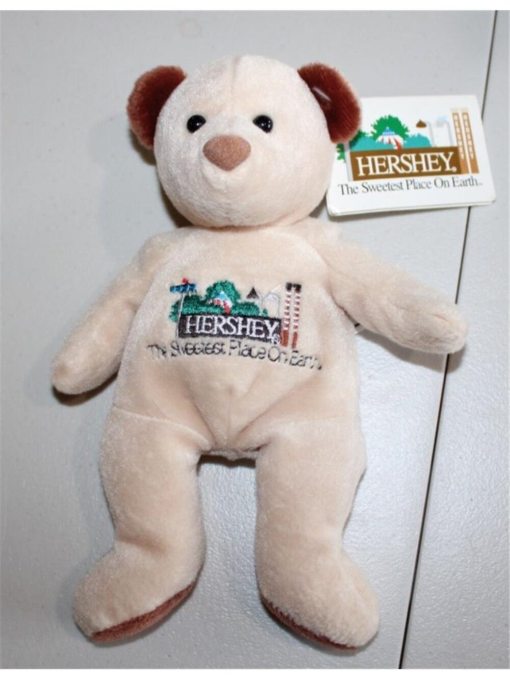 NEW 2001 Milton Collector's Series Hershey Beanie Bear Mary Meyer Plush